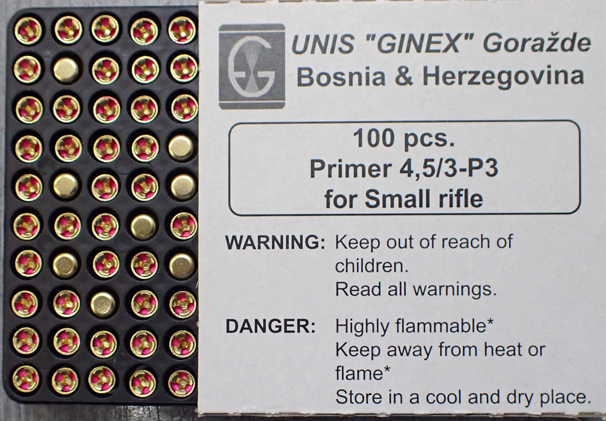 GINEX Small Rifle Primers