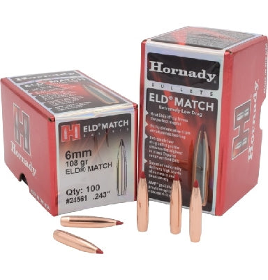 Hornady ELD-M - 6mm 108gr (100)