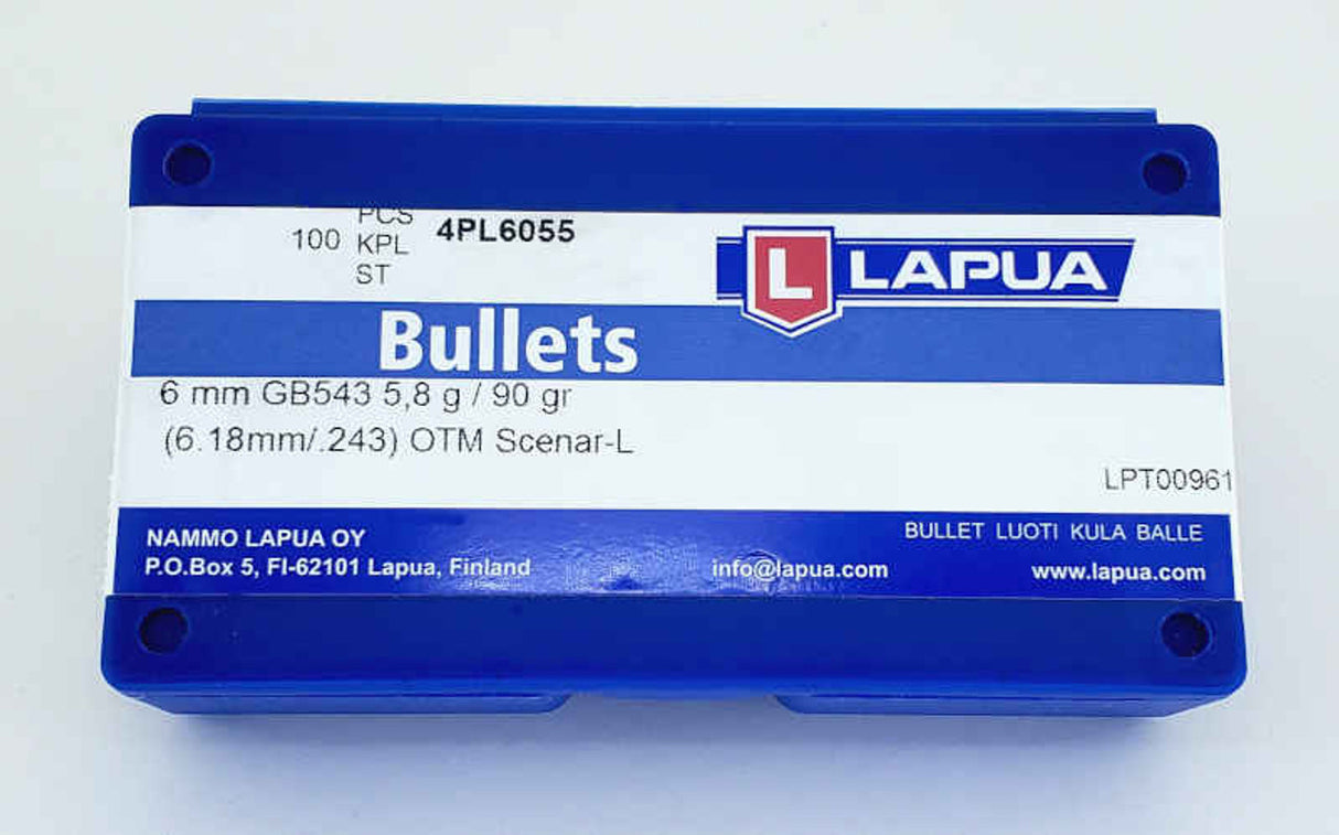 Lapua  Scenar- L Projectiles 6mm/90Gr