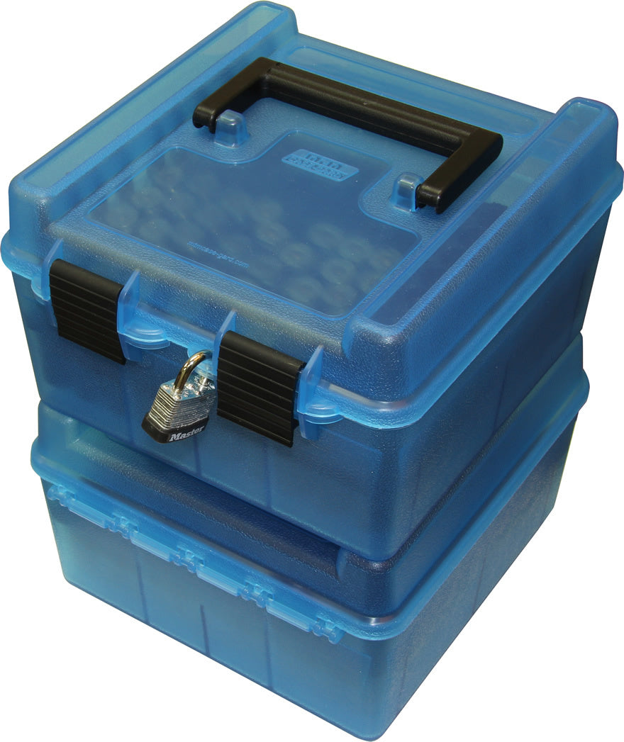 MTM Ammo Box - Deluxe Blue RMag Blue 100