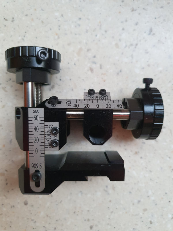 S.I.A Rear Aperture Sights with Central or Redfield mounting blocks.