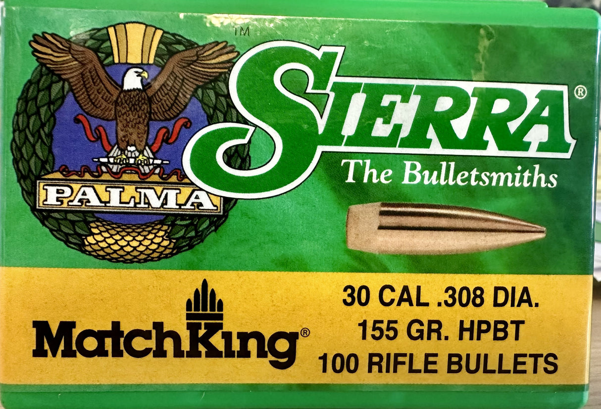 Sierra .30 Cal - 155g HPBT PALMA® MatchKing -100