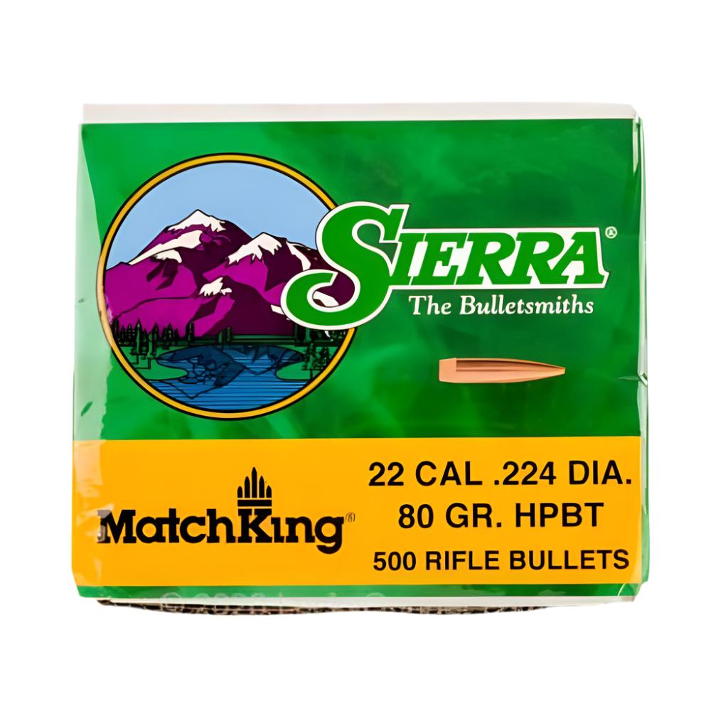 Sierra .223 Cal - 80g HPBT MatchKing